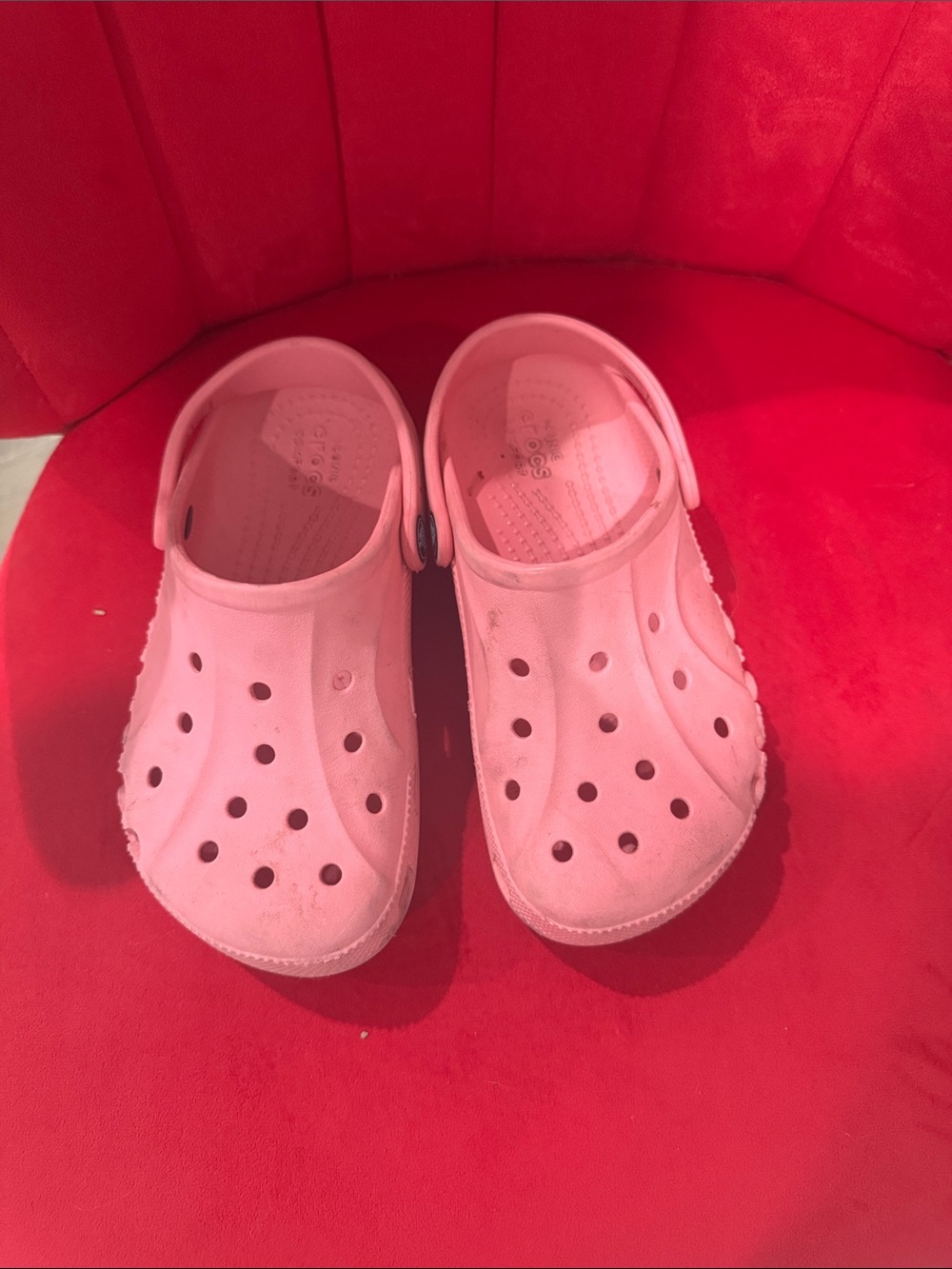 CROCS Kids Light Pink Classic Clog Sandals